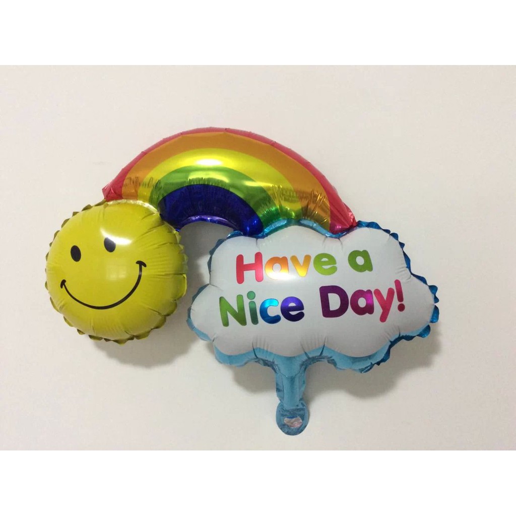 balon foil pelangi rainbow have a nice day (3J3) hbl012