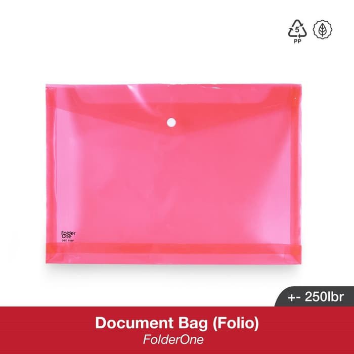 

Folder One Map Kancing w/ Spine (Document Bag) DBO100F