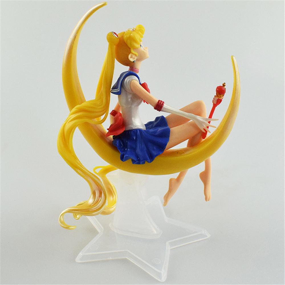 [Elegan] Mainan Figure Ornamen Rumah Tsukino Usagi Sailor Moon Model Toy Action Figure