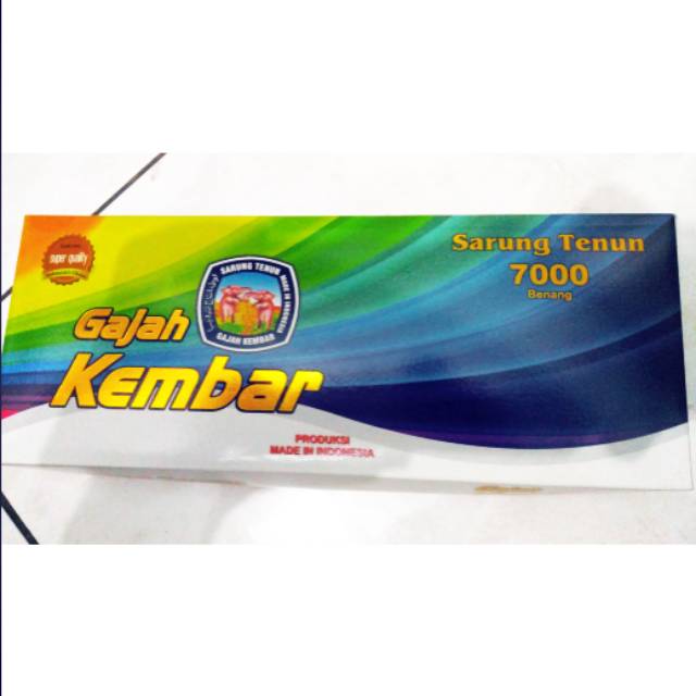 Sarung tenun Gajah kembar