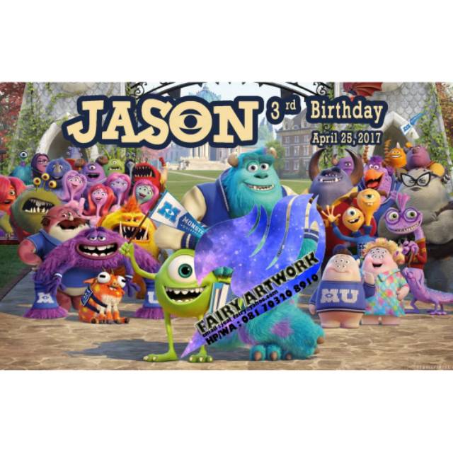 Spanduk ulang tahun / custom spanduk