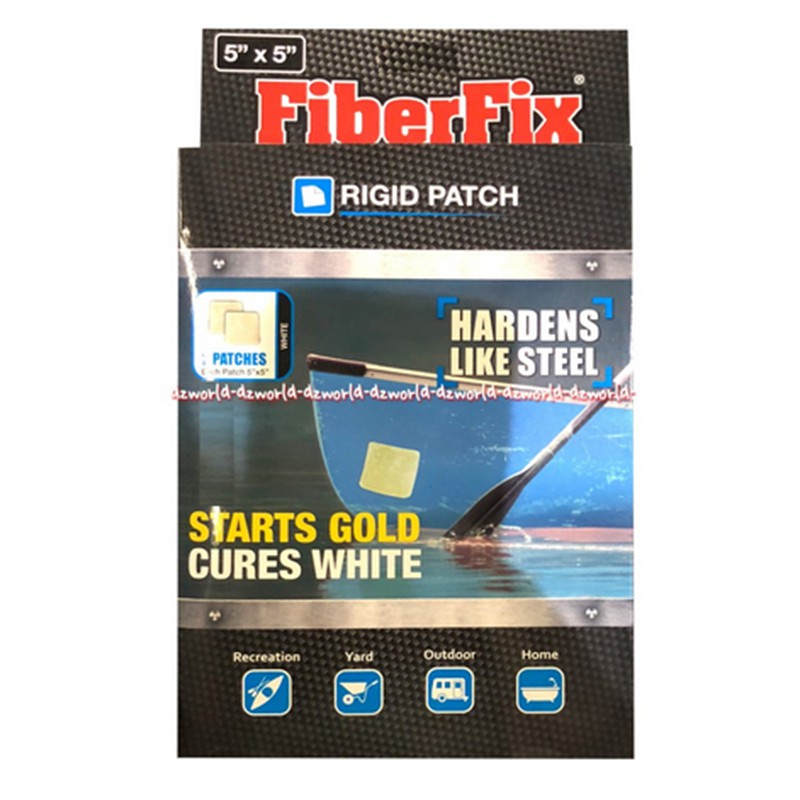 Fiberfix Rigid Patch Hardens Like Steel Plester Lakban Tambal 5 Inch