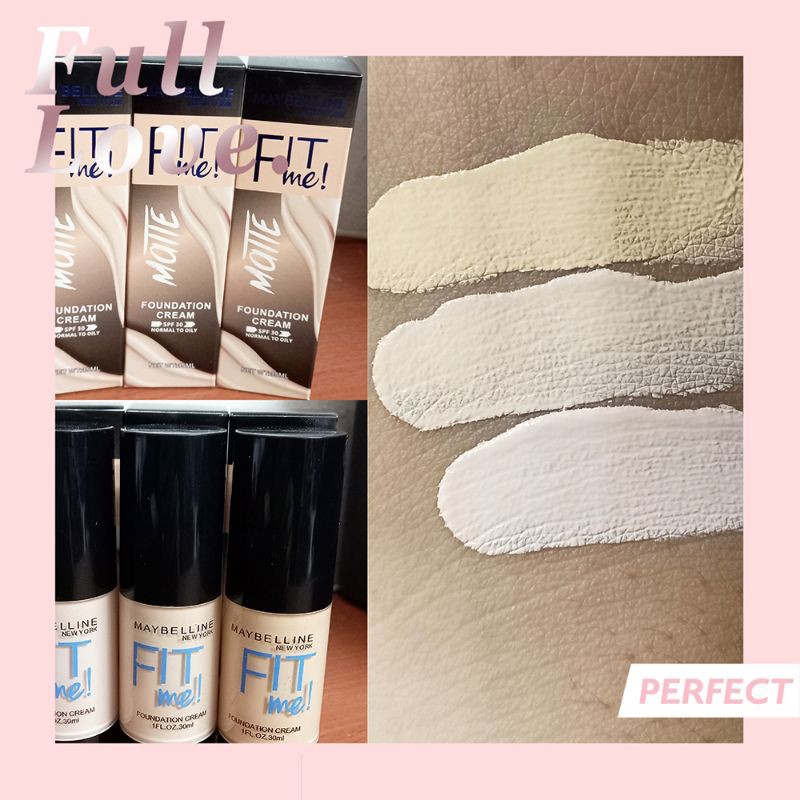 PROMO!!!FOUNDATION SUPER COVERMAYBELLINE/FOUNDATION FIT ME MAYBELLINE