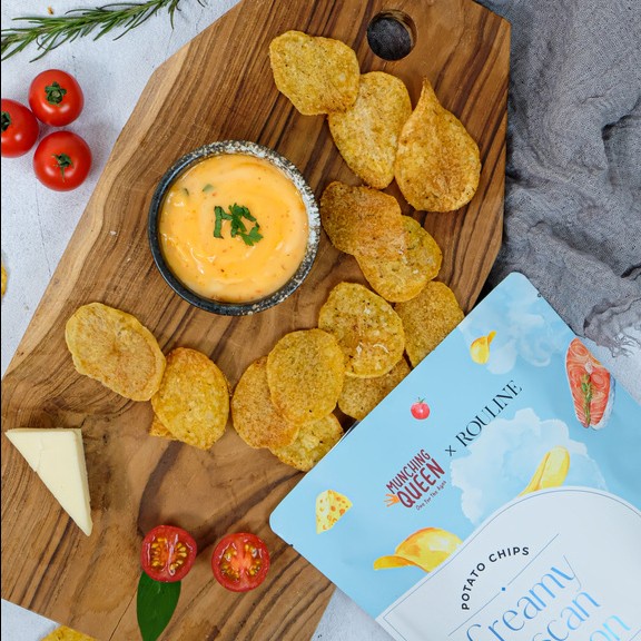 Snack Kentang The Munching Queen Potato Chips 90gr