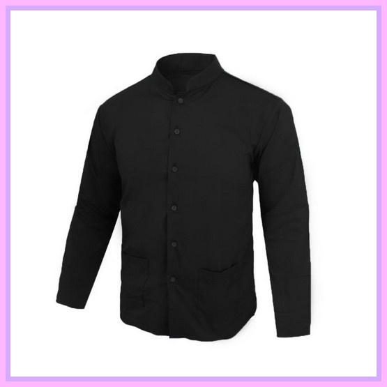 Kemeja Pria Baju Pria Lengan Panjang Slimfit Katun Kasual Casual Formal Polos Korea [Randhy] Salmen 