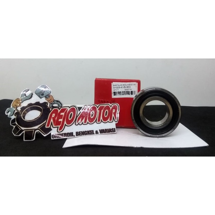Bearing/Laher 60/22 Roda Belakang Honda KVB Beat Vario Scoopy Spacy Original AHM Honda