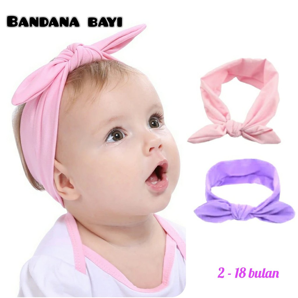 Bandana Kelinci Anak | Bando Kelinci | Bandana Bayi dan Anak