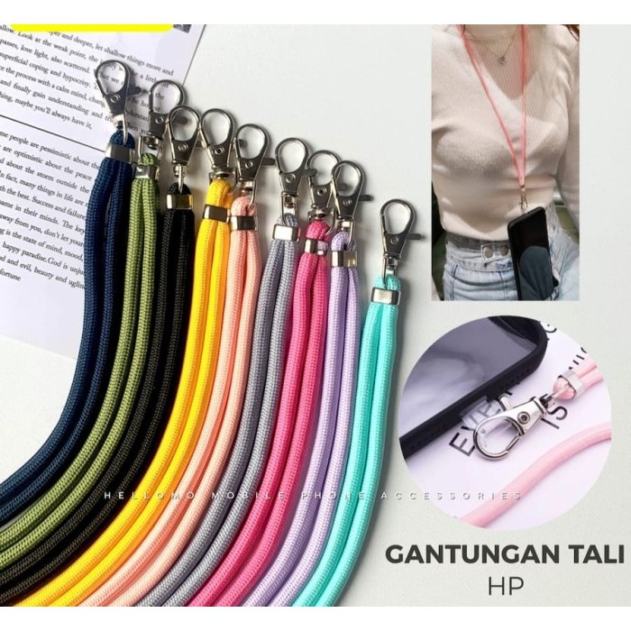 Tali Gantungan Hp Sling Kalung Leher Strap Case Handphone Gantungan HP