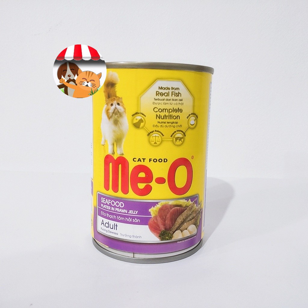 Me-O Cat Food Seafood - Makanan Basah Kucing - 400 gr