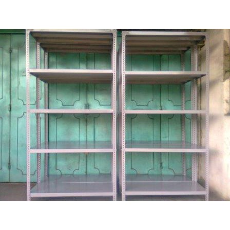 Rak besi siku 100 x 40 x 200cm 5 susun