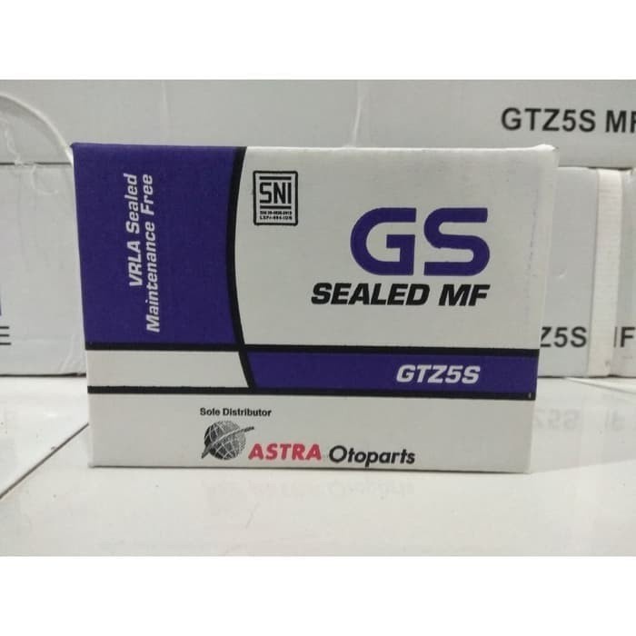 Aki GS GTZ5S Motor R15 MT15 Vixion XSR155 WR155 Lexam Fazzio Gear 125 WR 155 All New Mio S Smart Z F