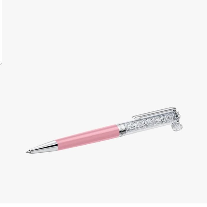 

swar*vski crystalline heart charm ballpoint pen