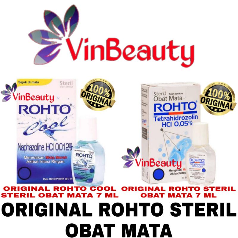 ORIGINAL ROHTO COOL 7 ML STERIL OBAT TETES ROHTO 7 ML