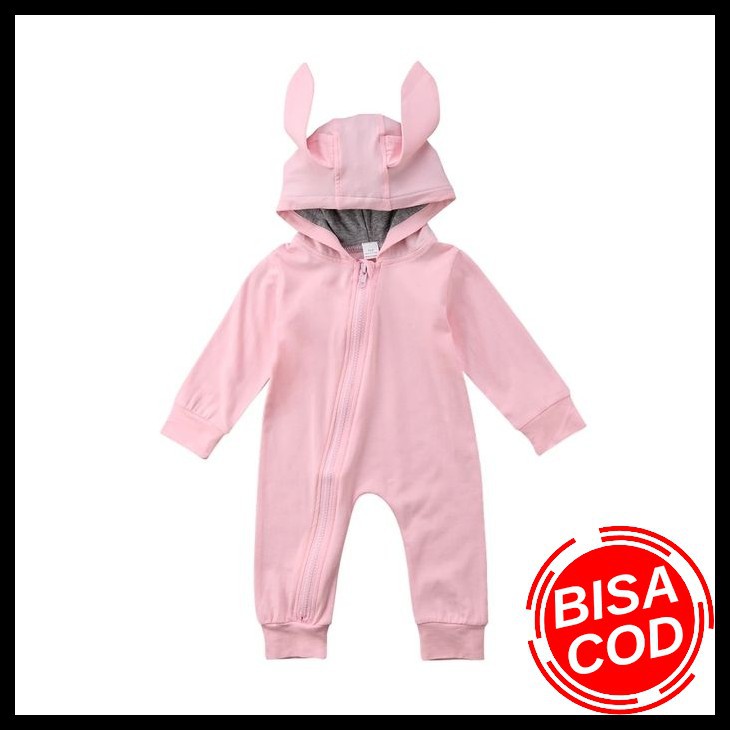 Ichigo Jumper Pendek Kiddos Hansop Singlet Bayi Lucu Newborn YT803 Romper Bunny Hoodie For Baby Gir