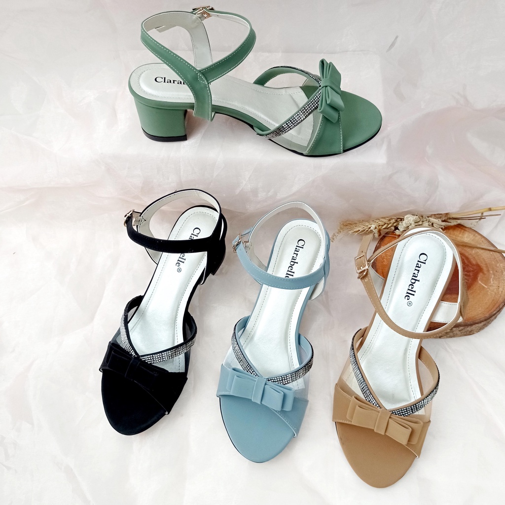 Clarabelle Sandal Hak Tahu Wanita 5 Cm KL - 31