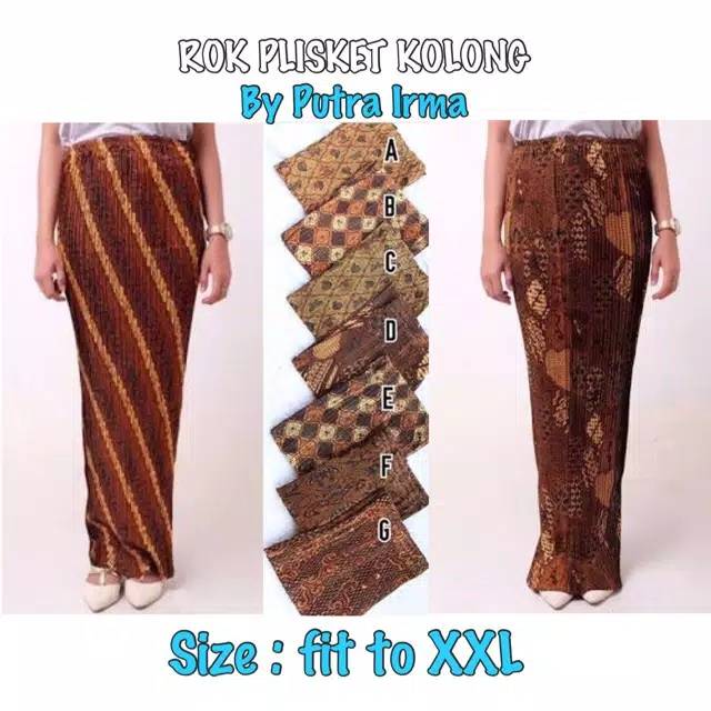 Rok batik/ rok plisket/ rok plisket batik