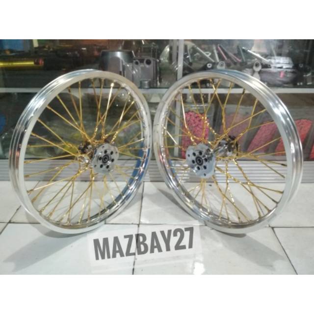Velg Scarlet Ring 17 Tromol Becak Sonic 150 R Plus Stel Plintir