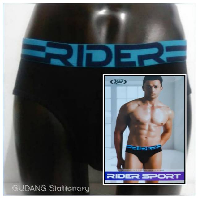 RIDER Sport CD Pria R 762B [ Isi 3 Piece ]