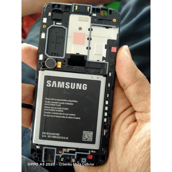 Freme/tatakan lcd + batre samsung A2 core original