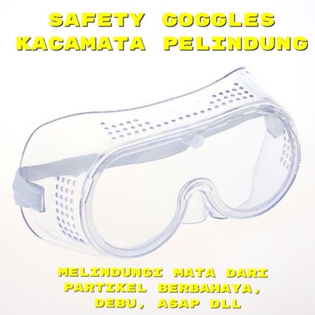 Ready safety goggles / kacamata laboratorium / kacamata pelindung / kacamata apd