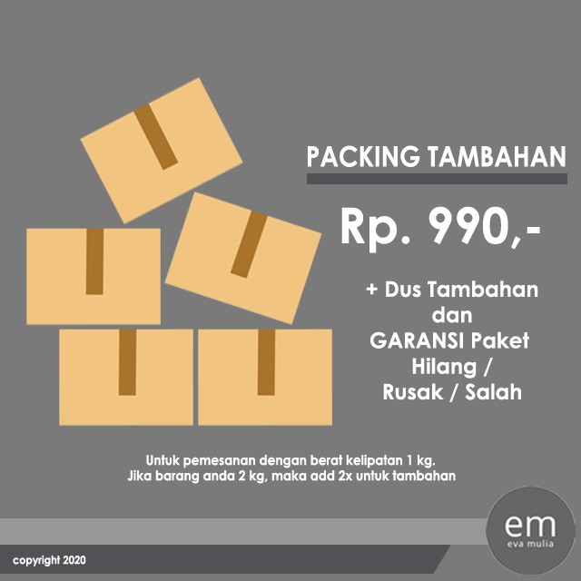 (WAJIB) Packing Tambahan + GARANSI Paket Hilang/ Rusak/Salah