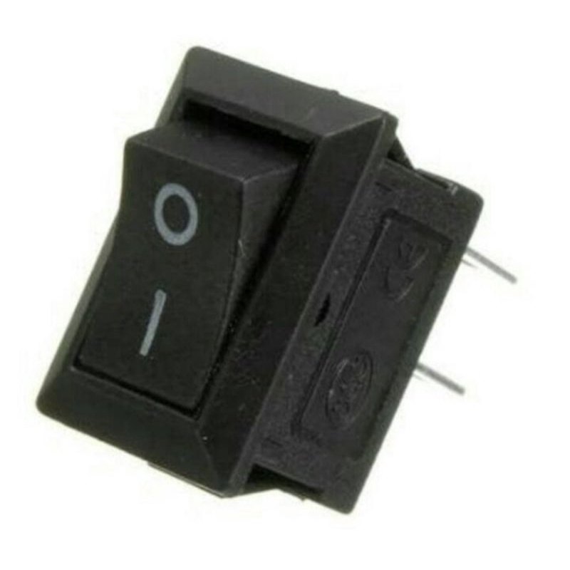 SAKLAR SWITCH 2 PIN ON OFF HITAM KECIL