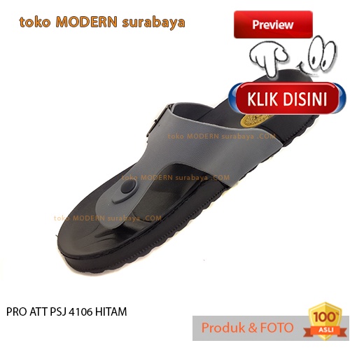 PRO ATT PSJ 4106 HITAM sandal pria casual sandal jepit karet