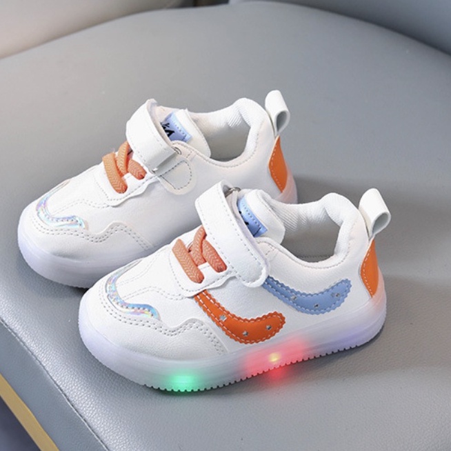 babyfit [21-30] SILVERLINE sepatu lampu sneakers anak lampu LED gs-0912r