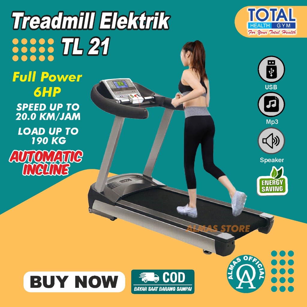 Treadmill Alat sepeda olahraga fitness murah elektrik fitnes statis total | treadmill | alatolahraga