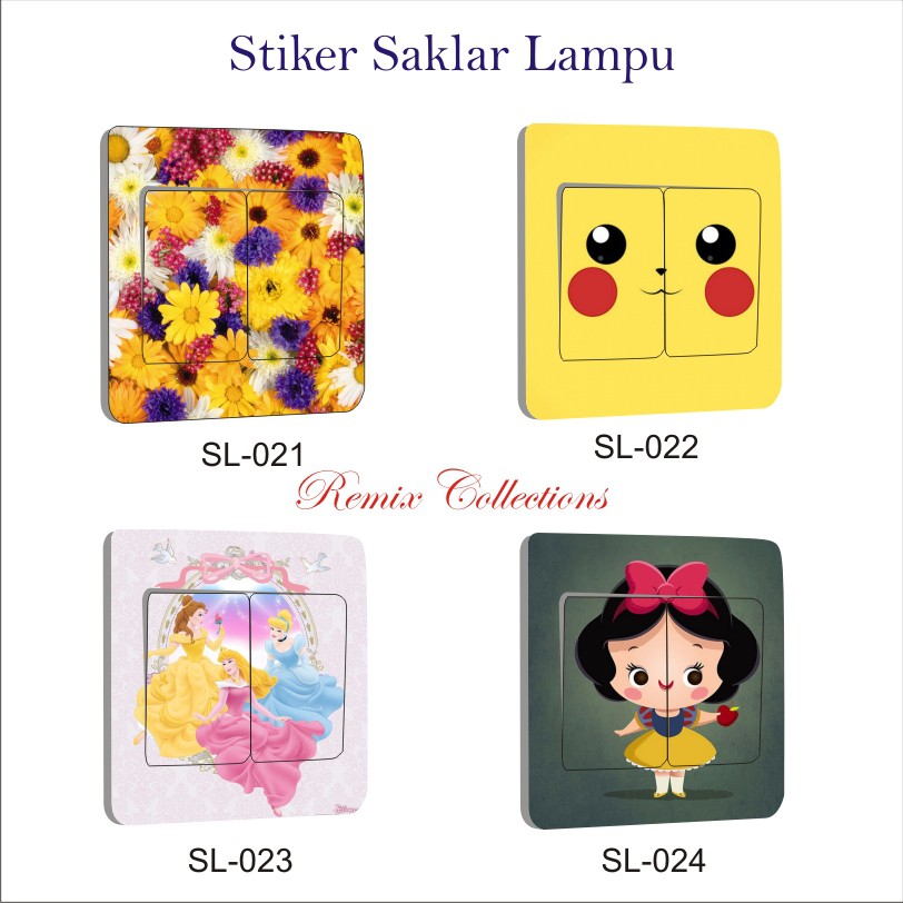 

Stiker Tombol lampu, Saklar lampu