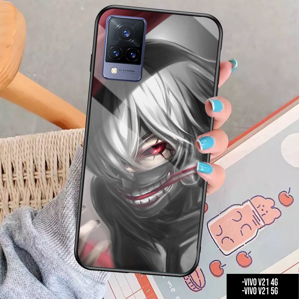 CASE VIVO V21 4G / V21 5G - Casing VIVO V21 4G / 5G Terbaru AERO STORE [ ANIME KEN ] Silikon VIVO V2