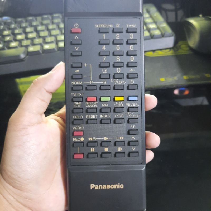 REMOTE REMOT TV PANASONIK TABUNG EUR641513 ORIGINAL ASLI