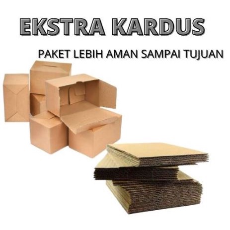 EKSTRA KARDUS UNTUK PACKING LEBIH AMAN PER-ITEM KARDUS DISESUAIKAN