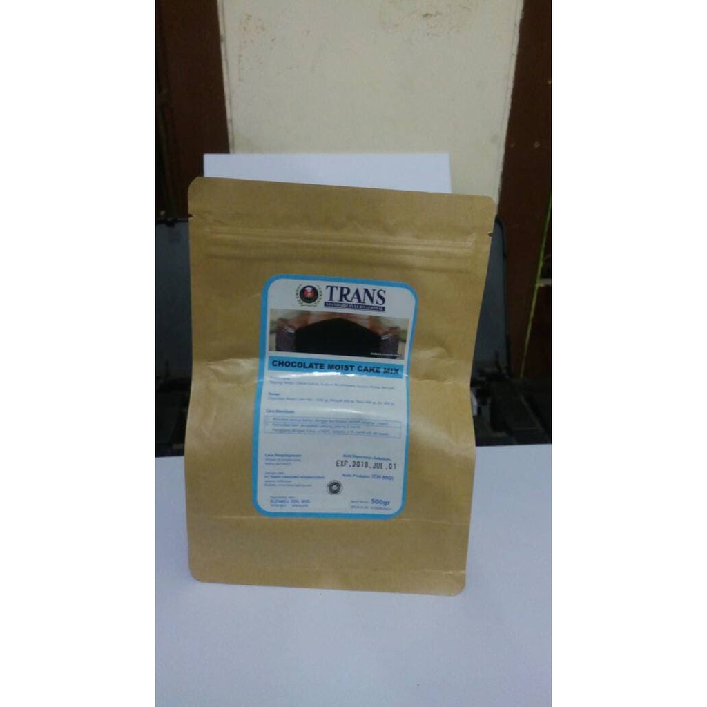 

PREMIX CHOCOLATE MOIST CAKE 500Gr