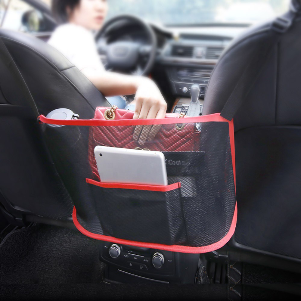 Jaring Penyimpanan Mobil Multifungsi | Car Seat Net Organizer Universal