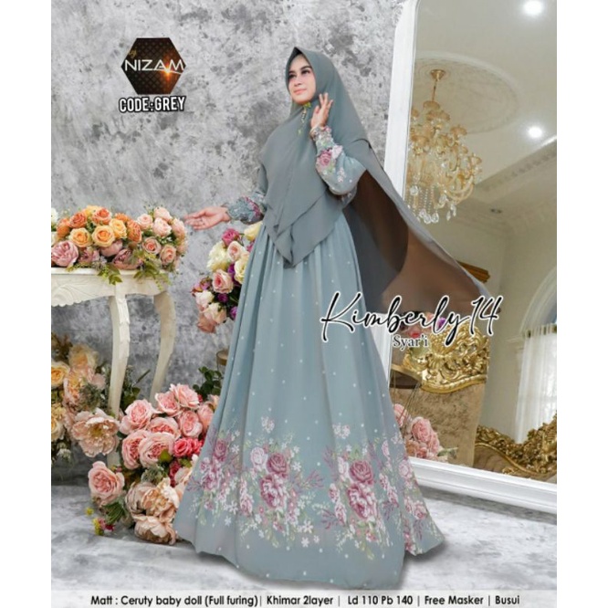 Kimberly syar'i #14 (gamis syar'i by Nizam )