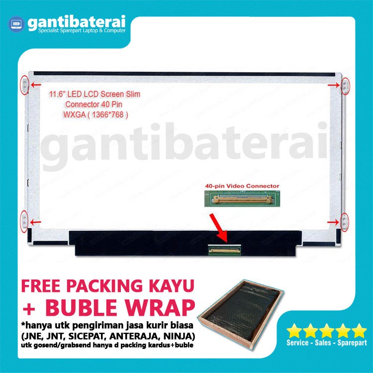 LCD LED HP Pavilion DM1-1000 DM1-2000 DM1-3000 DM1-4000 11.6 inch slim