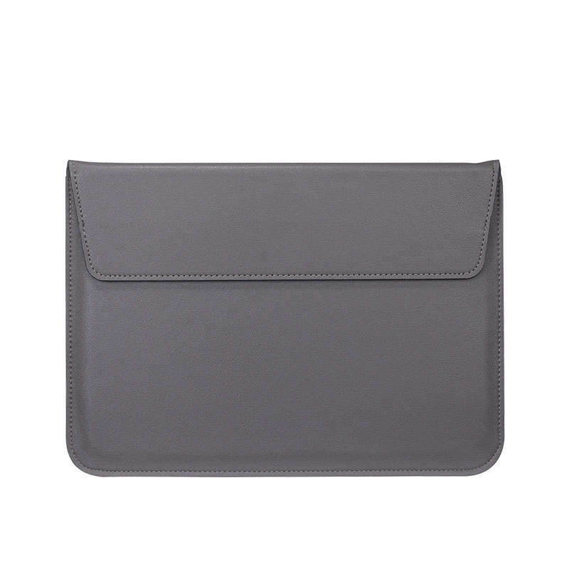 Laptop Leather Sleeve Case bag + Stand For Any Laptop macbook Pro Air laptop iPad tablet Cover