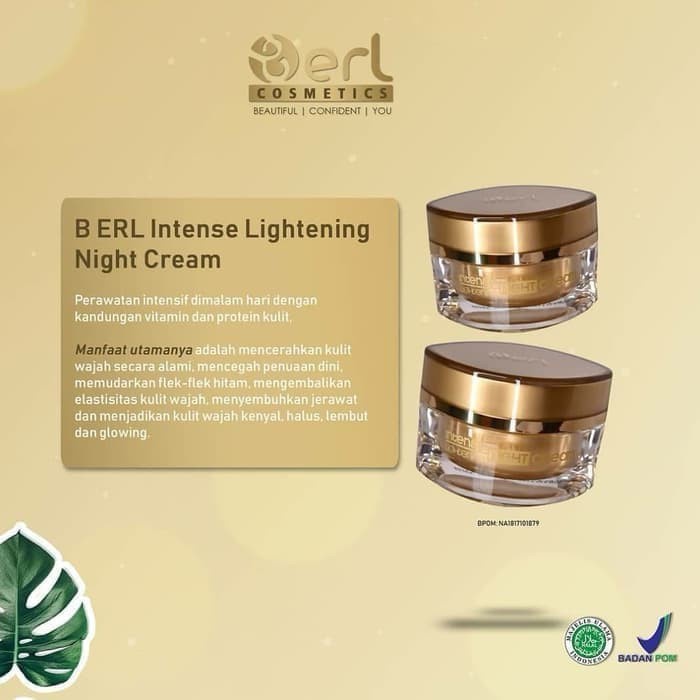 B ERL NIGHT CREAM ORIGINAL 100% #NC