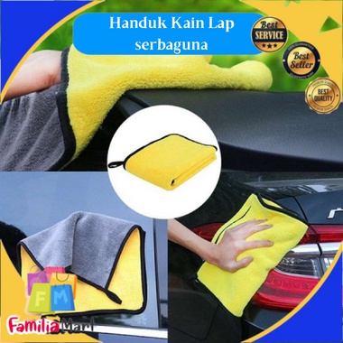 Kain Lap Mobil Microfiber Car Universal Serbaguna Handuk Pembersih Multifungsi Motor Meja Kaca Bagus Murah Tebal 30 x 30 cm