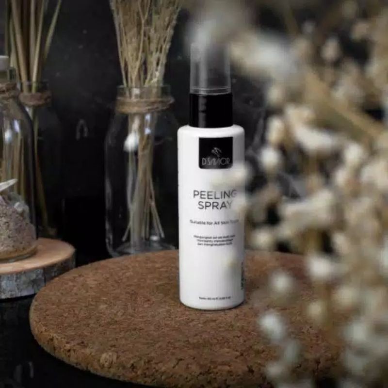 D'Savior Peeling Spray Penghilang Daki Perontok Daki Membandel Atasi Leher Pantat HitamHitam Dsavior