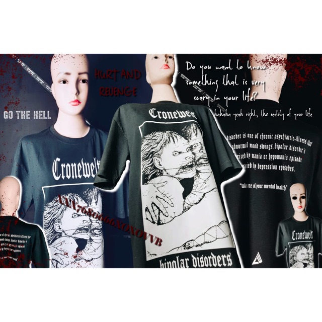 CRONEWELT || T-Shirt Bepolar Disorders ||