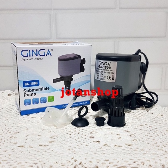 GINGA GA1800 GA 1800 mesin pompa celup aquarium power head aquascape powerheads