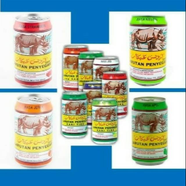 Larutan penyegar cap badak sinde rasa Jambu , Lyche, Jeruk, stroberi, melon, anggur , apel , lemon