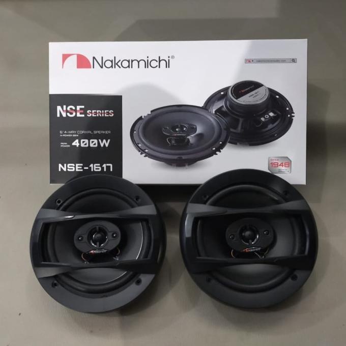 Speaker Audio Mobil 3 Way 4 Way Coaxial Nakamichi Nse-1617 Nse 1617