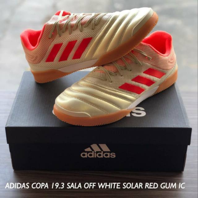 Adidas Copa 19.3 Sala Off White Solar Red Gum IC