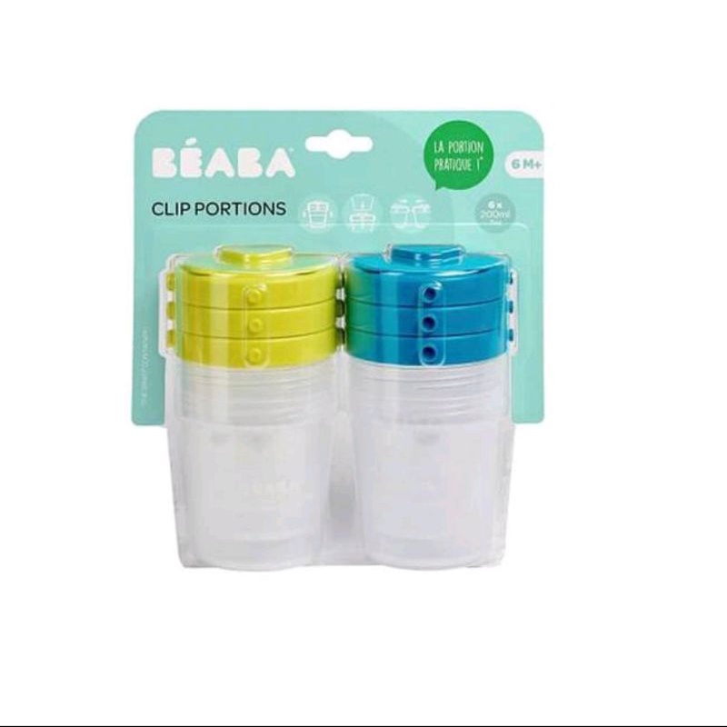 BEABA Clip Portions 6x200ml