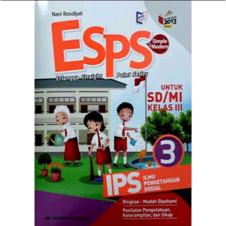 Erlangga - ESPS IPS Untuk Kelas 1,2,3,4,5,6 SD/MI Kurikulum 2013 Revisi-Kelas 3