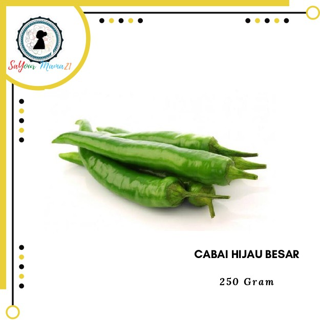 

Cabai Hijau Besar 250 Gram