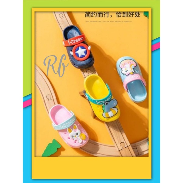 Sandal Anak Karet kartun/Sandal Anak Bahan 1EVA Import R